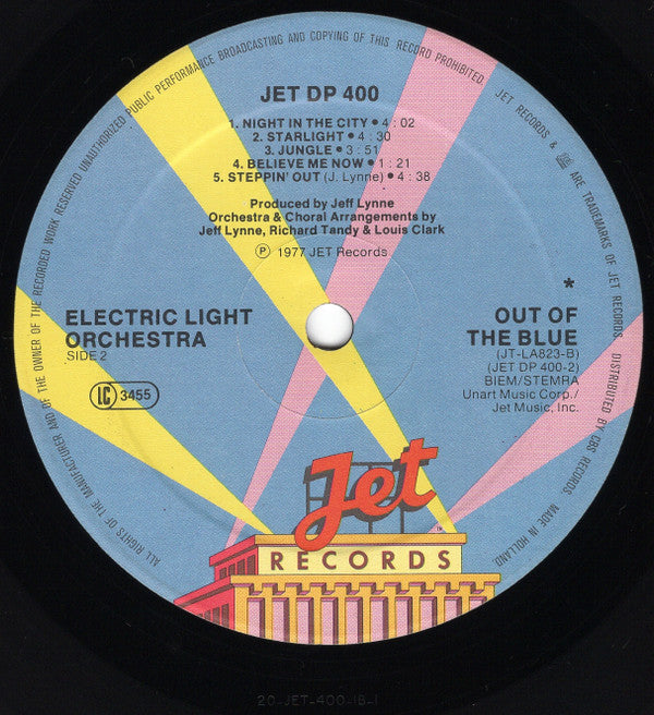 Electric Light Orchestra : Out Of The Blue (2xLP, Album, RE)