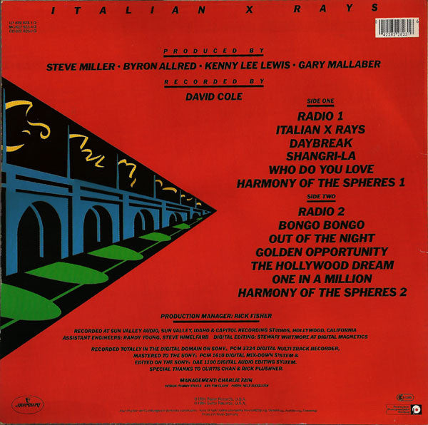 Steve Miller Band : Italian X Rays (LP, Album)
