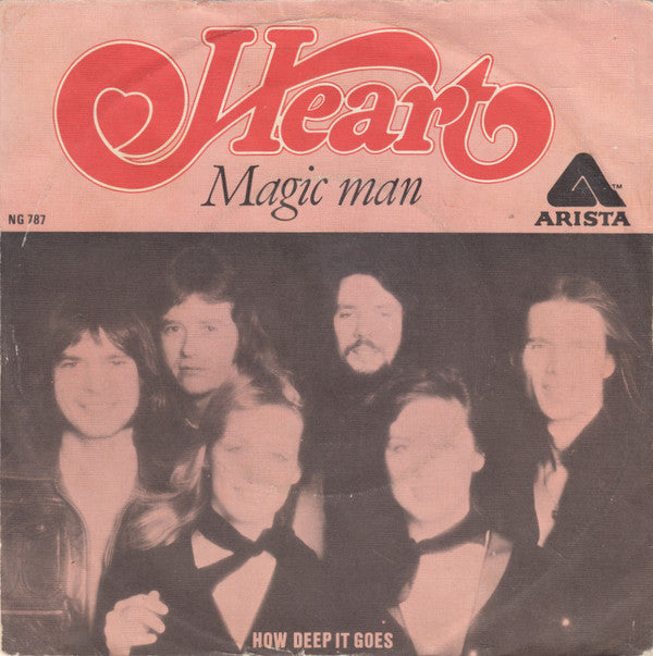 Heart : Magic Man (7", Single, Whi)