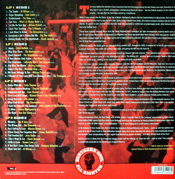 Various : Northern Soul All Nighter (2xLP, Comp, Gat)