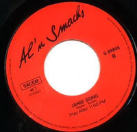 Al 'n Smacks : Don't Give Her Up! (7", Single)