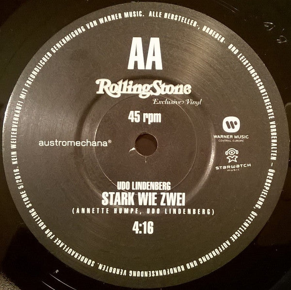 Udo Lindenberg : Alles Klar Auf Der Andrea Doria / Stark Wie Zwei (7", Single)