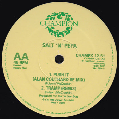 Salt 'N' Pepa : Push It (Remix) (12")