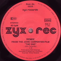 The Splash Band : John Carpenter's The End (Assault On Precinct 13) (New Scratch-Mix) (12", Maxi, Red)