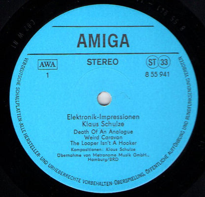 Klaus Schulze : Elektronik-Impressionen (LP, Album)