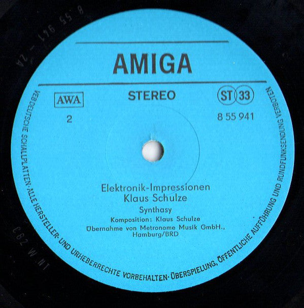Klaus Schulze : Elektronik-Impressionen (LP, Album)