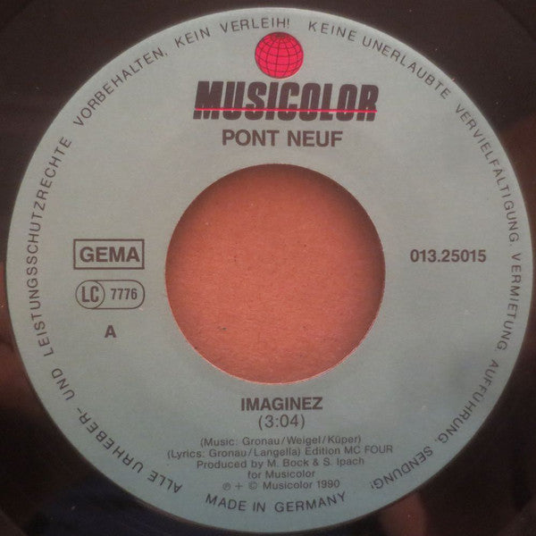 Pont Neuf : Imaginez (7", Single)
