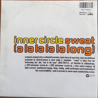 Inner Circle : Sweat (A La La La La Long) (7", Single, Sol)