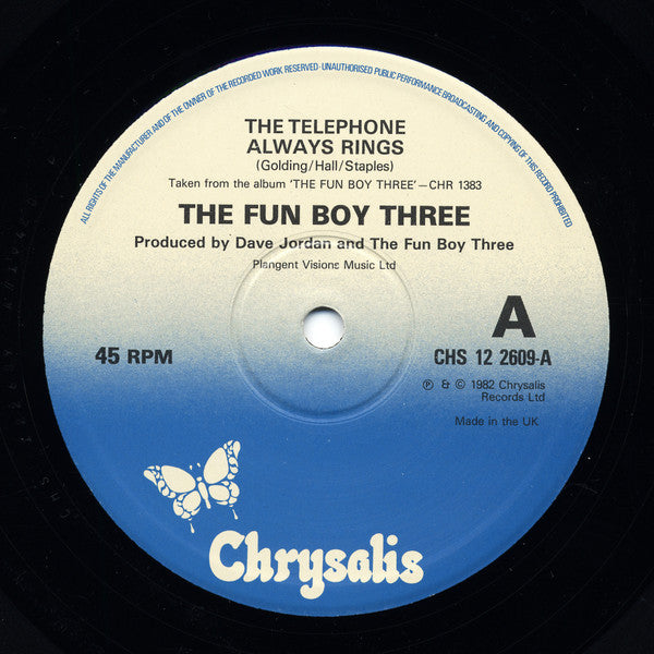 Fun Boy Three : The Telephone Always Rings (Extended Version) (12", Single)