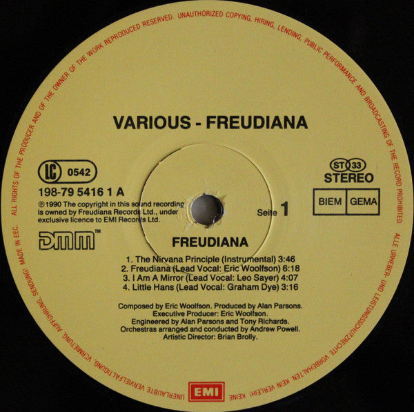 Freudiana : Freudiana (2xLP, Album, DMM)