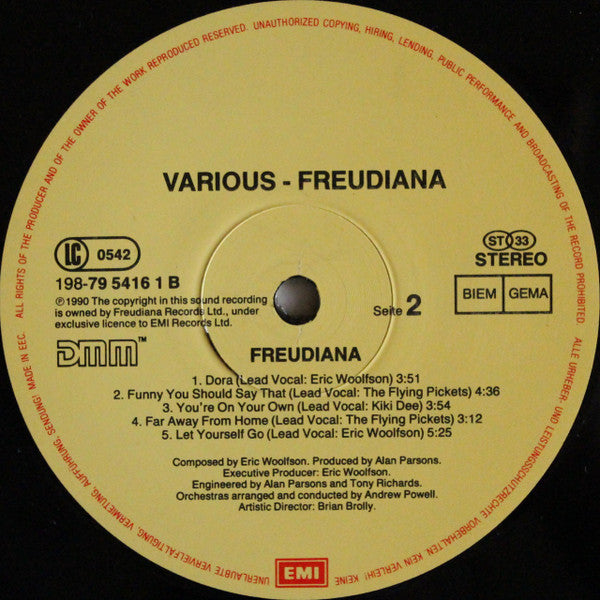 Freudiana : Freudiana (2xLP, Album, DMM)