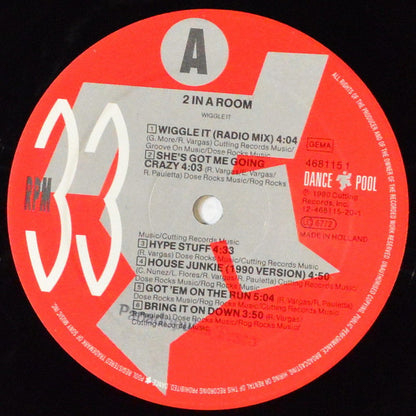 2 In A Room : Wiggle It (LP, Album)