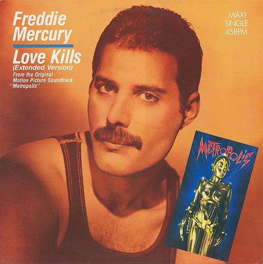 Freddie Mercury : Love Kills (Extended Version) (12", Maxi)