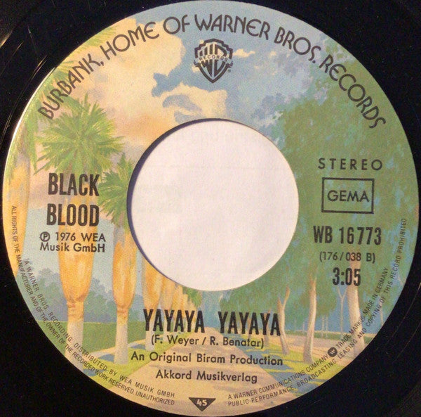 Black Blood (2) : Kirie Kirio (7", Single)