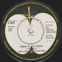 John Lennon / Plastic Ono Band* : Power To The People (7", Single, RE, 4 P)