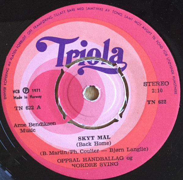 Oppsal Håndballag Og Nordre Sving : Skyt Mål (7", Single)