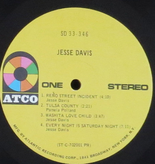 Jesse Davis* : ¡Jesse Davis! (LP, Album, Pre)