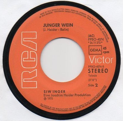 Siw Inger : Er War Wie Du (7", Single)