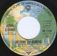Althia & Donna* : Up Town Top Ranking (7", Single)