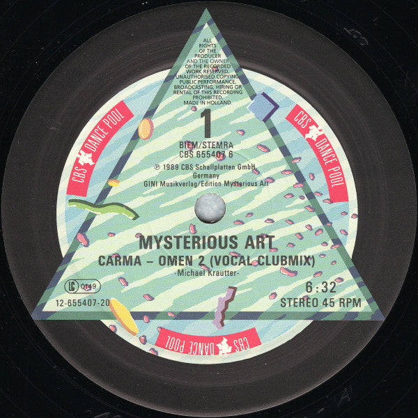 Mysterious Art : Carma (Omen II) (12", Maxi)