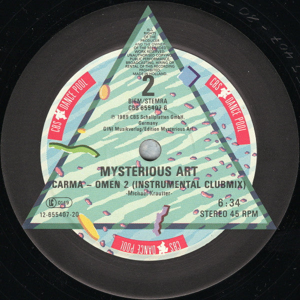 Mysterious Art : Carma (Omen II) (12", Maxi)