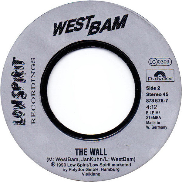 WestBam : The Roof Is On Fire (7", Single)