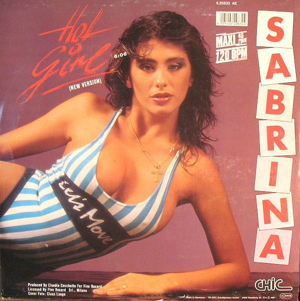 Sabrina : Hot Girl (New Version) (12", Maxi)