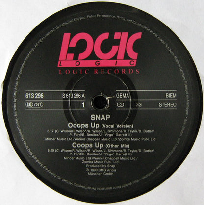 Snap! : Ooops Up (12")
