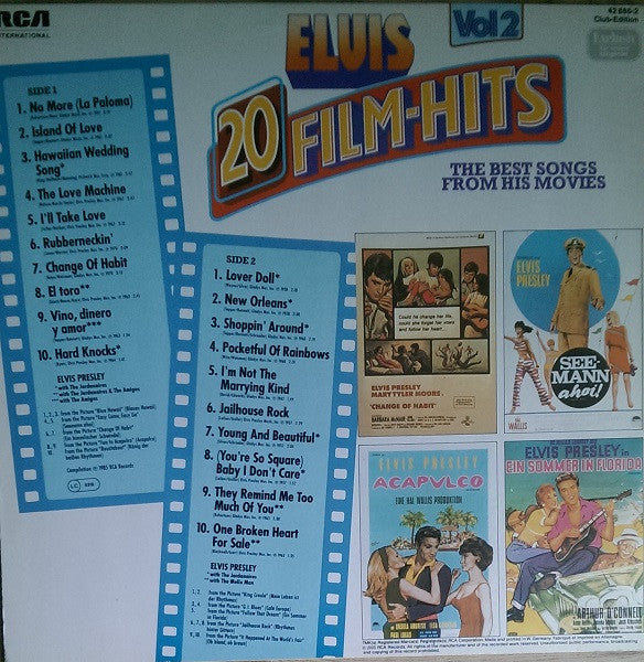 Elvis Presley : 20 Film-Hits - Vol. 2 (LP, Comp, Club)