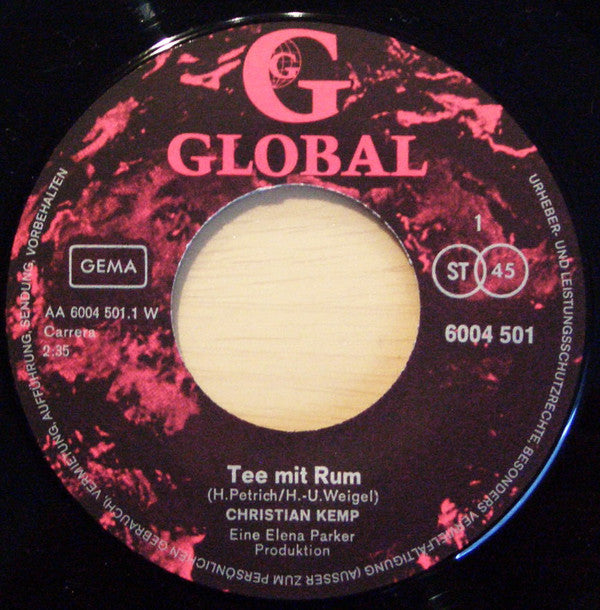 Christian Kemp : Tee Mit Rum (7", Single)