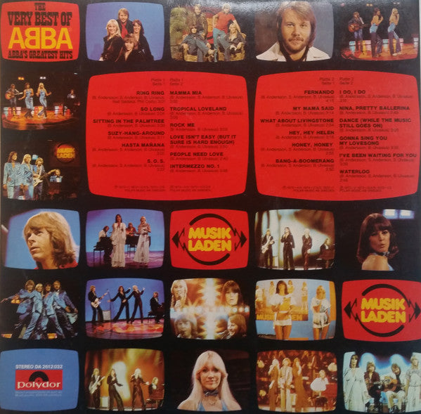 ABBA : The Very Best Of ABBA (ABBA's Greatest Hits) (2xLP, Comp)