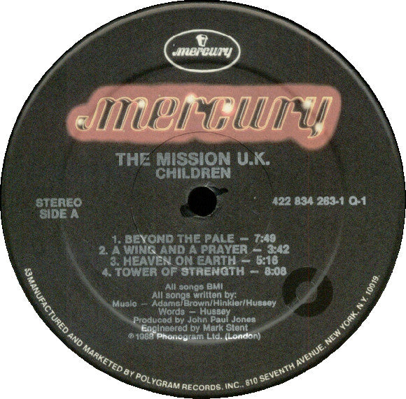 The Mission UK* : Children (LP, Album)