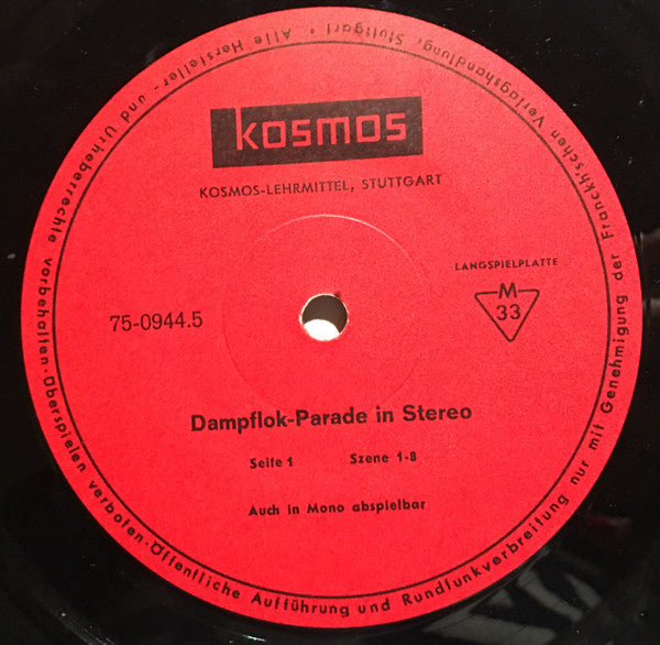 Johannes C. Klossek : Dampflok-Parade In Stereo (LP, Album)