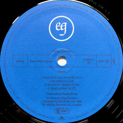 King Crimson : Beat (LP, Album)