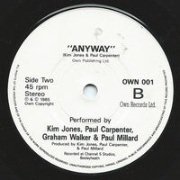 Kim Jones (12), Paul Carpenter (4), David Moses, Graham Walker (20) : Guess Who Cares (7", Single)