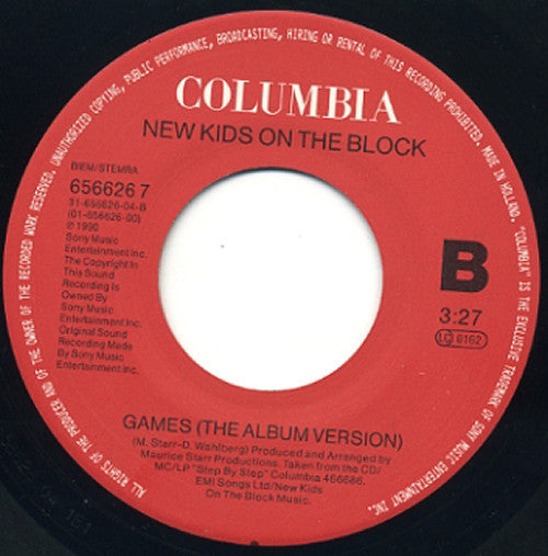 NKOTB* : Games (The Kids Get Hard Mix) (7", Single)