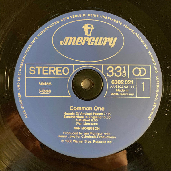 Van Morrison : Common One (LP, Album)