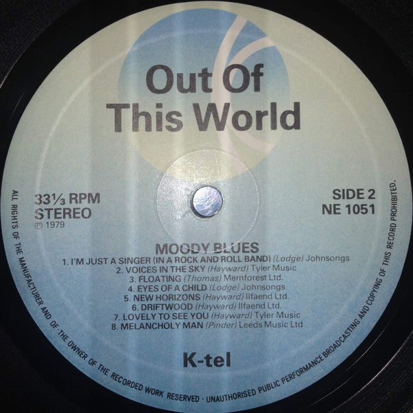 The Moody Blues : Out Of This World (LP, Comp, Orl)