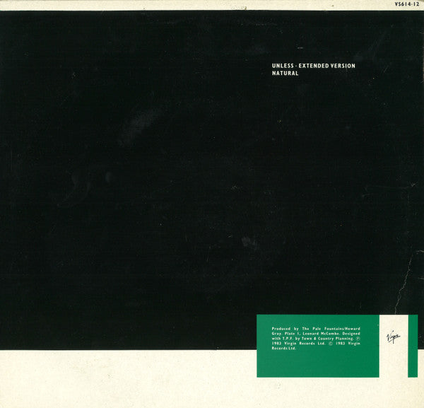 The Pale Fountains : Unless (Extended Version) (12", Single)