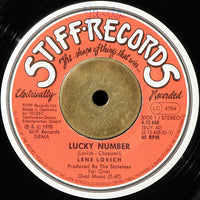 Lene Lovich : Lucky Number (7", Single)
