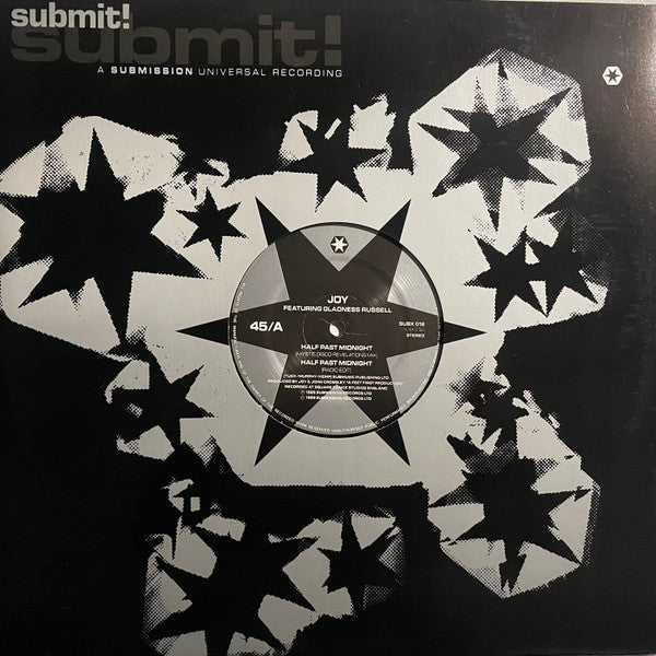 Joy (10) Featuring Gladness Russell : Half Past Midnight (12")