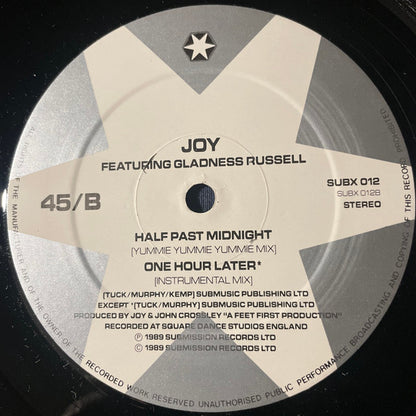 Joy (10) Featuring Gladness Russell : Half Past Midnight (12")