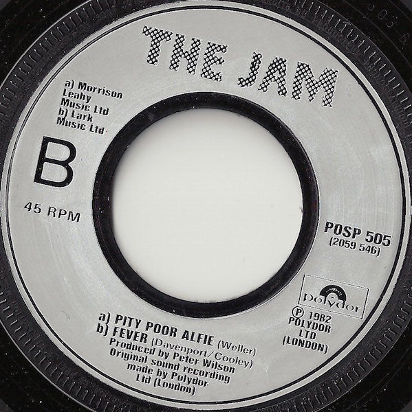 The Jam : The Bitterest Pill (I Ever Had To Swallow) (7", Single, Sil)