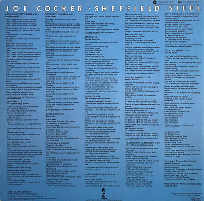 Joe Cocker : Sheffield Steel (LP, Album)