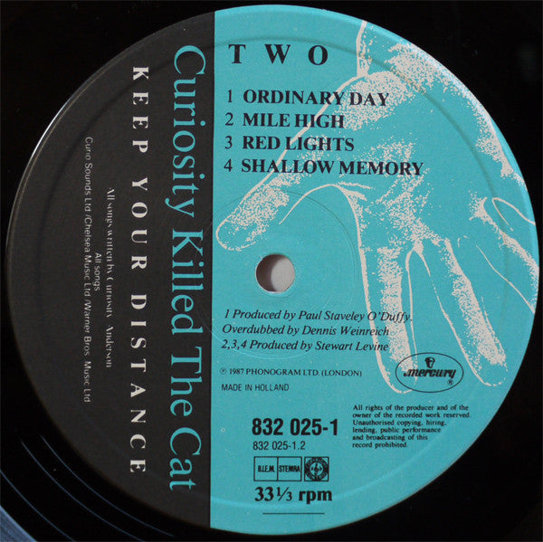 Curiosity Killed The Cat : Keep Your Distance (LP, Album)