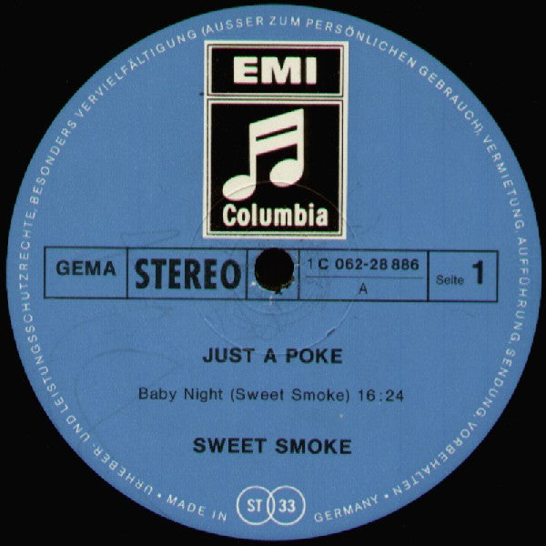 Sweet Smoke : Just A Poke (LP, Album)