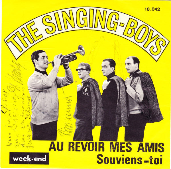 The Singing Boys : Au Revoir Mes Amis (7")