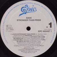 Sade : Stronger Than Pride (LP, Album)