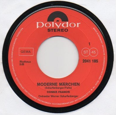Connie Francis : Moderne Märchen (7", Single)