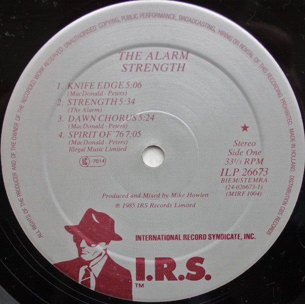 Alarm* : Strength (LP, Album)